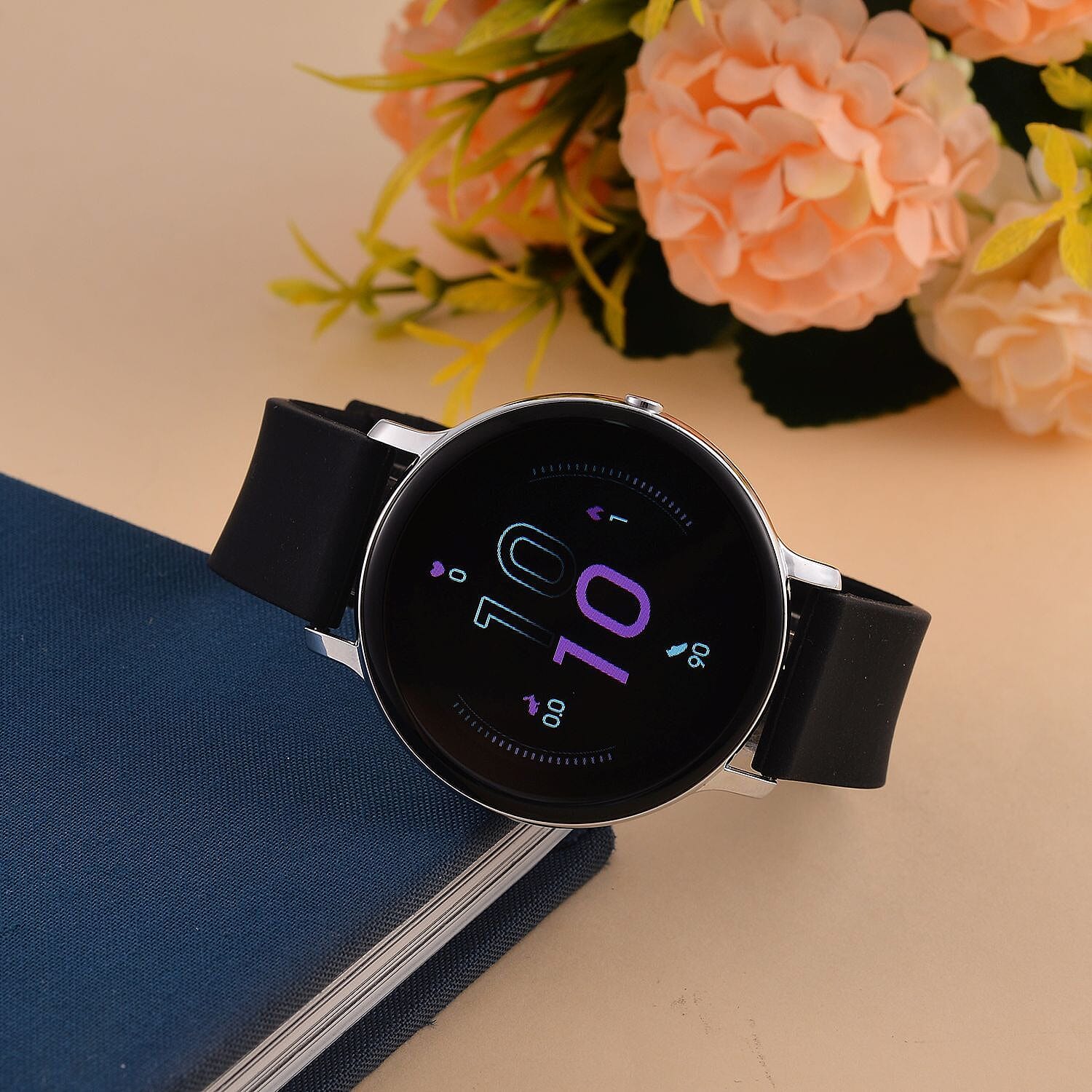 Hiwatch Plus HW37 Smart Watch with 1.28 inch IPS Display, Bluetooth 5.0 Dual-Mode, Heart Rate & Fitness Tracker - Compatible with iOS & Android